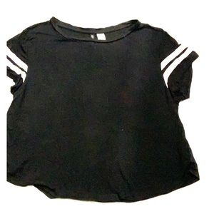 black and white t-shirt